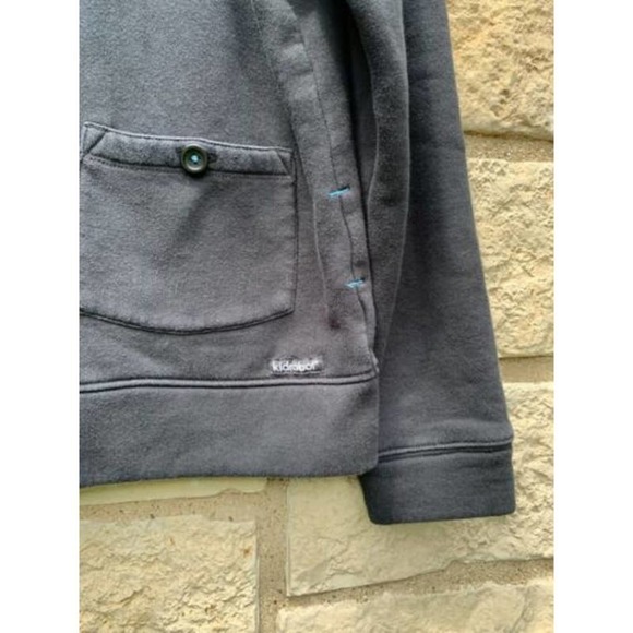 KIDROBOT Tag Logo Button Up Fleece Jacket - L - Picture 7 of 7